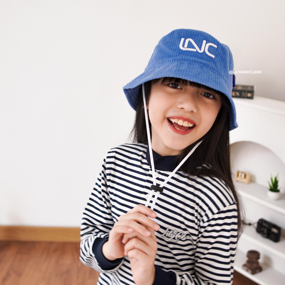 Lily And Clark Topi Bucket Tali Anak BC07-DENIM