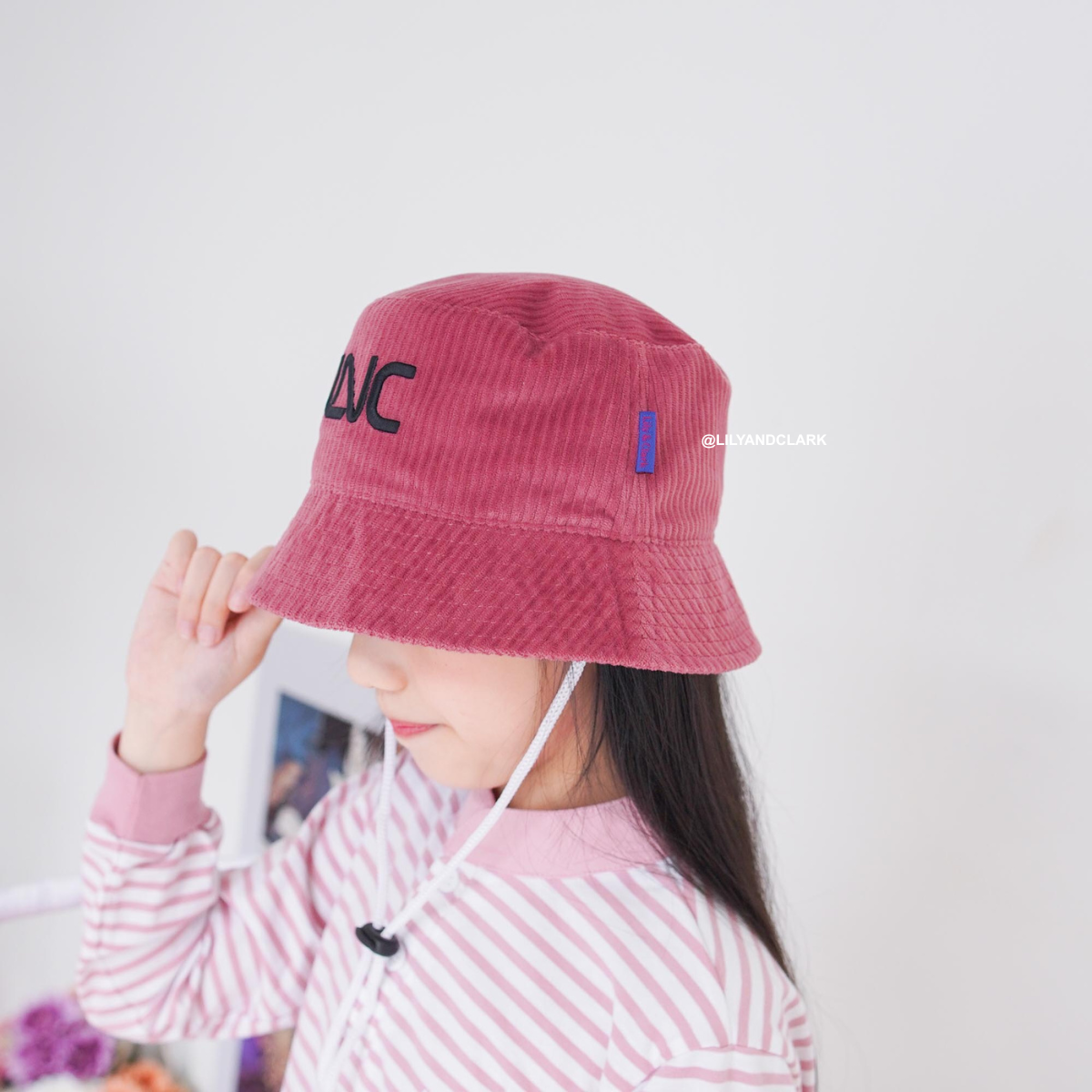 Lily And Clark Topi Bucket Tali Anak BC06-MAUVE