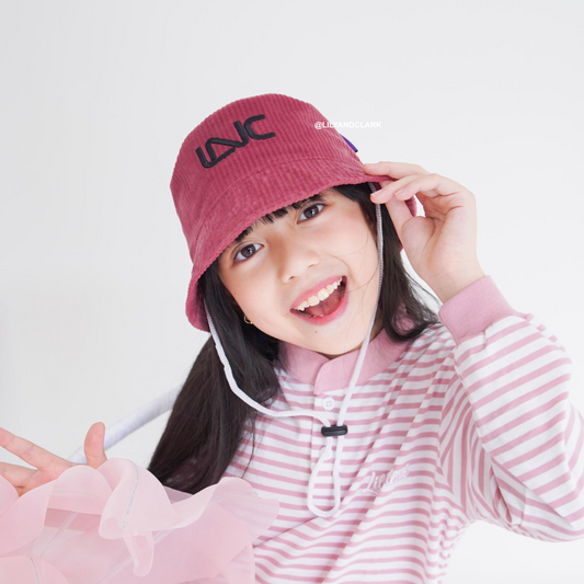 Lily And Clark Topi Bucket Tali Anak BC06-MAUVE