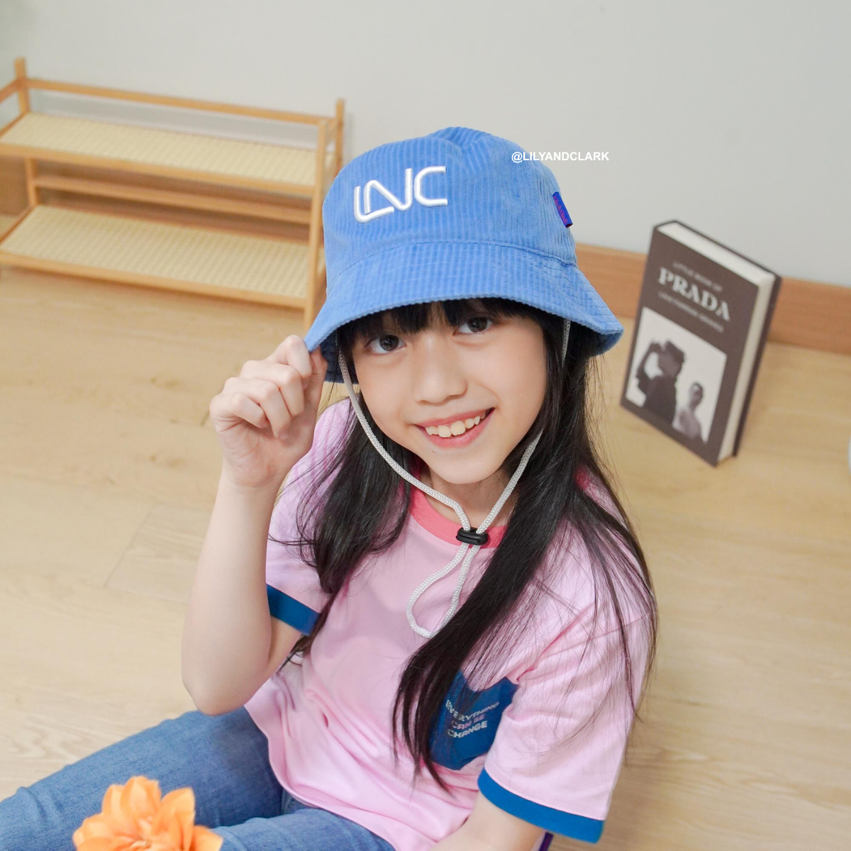 Lily And Clark Topi Bucket Tali Anak BC07-DENIM