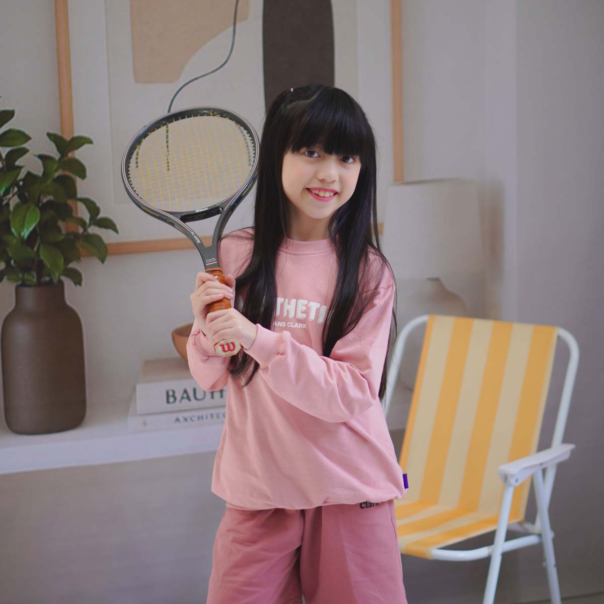 Lily And Clark Sweater Anak Perempuan Warna Pink - ST33-PINK