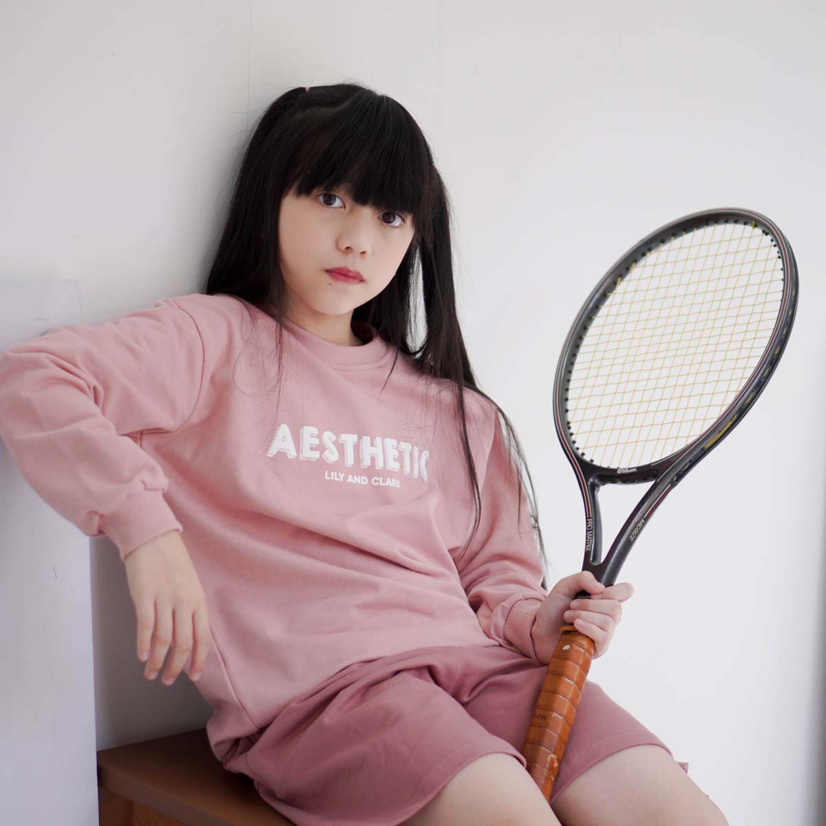 Lily And Clark Sweater Anak Perempuan Warna Pink - ST33-PINK