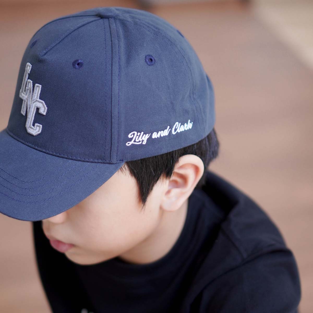 Lily And Clark Topi Baseball Anak Unisex PREMIUM V2 Warna Navy -TB18-NAVY