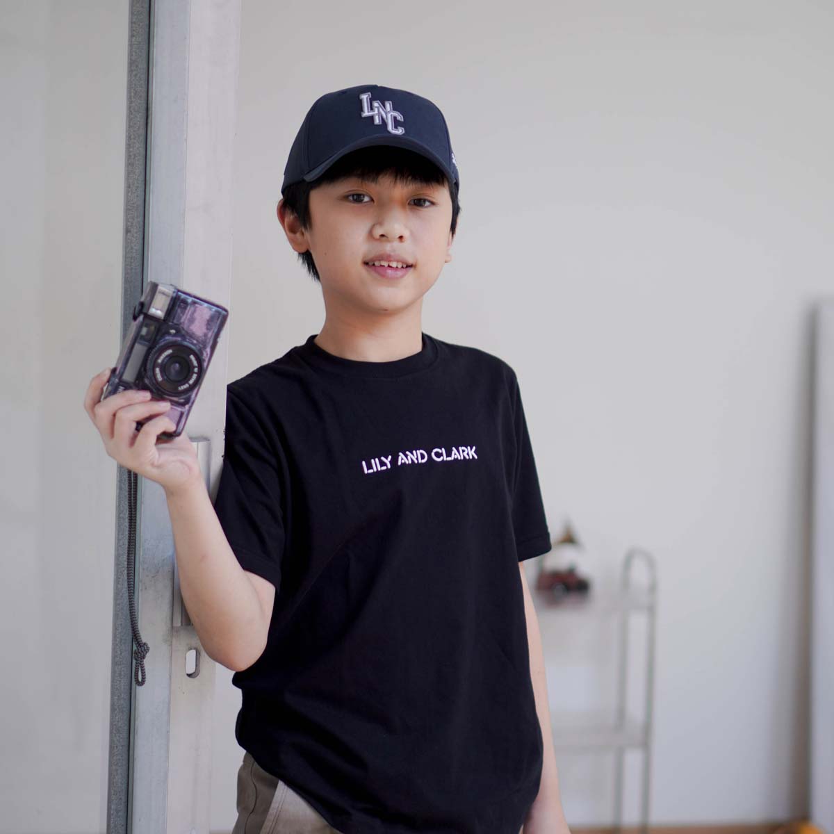 Lily And Clark Topi Baseball Anak Unisex PREMIUM V2 Warna Navy -TB18-NAVY