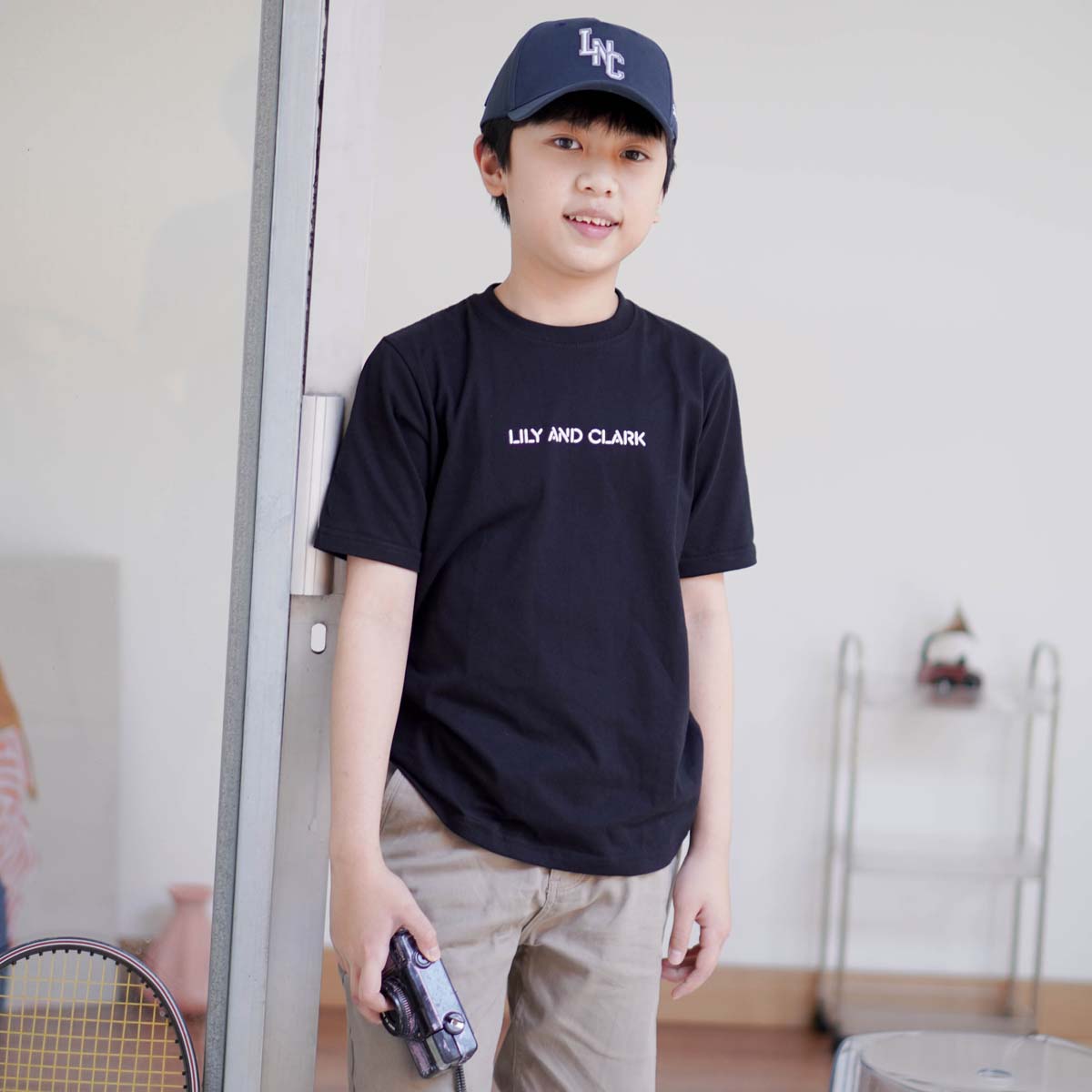 Lily And Clark Topi Baseball Anak Unisex PREMIUM V2 Warna Navy -TB18-NAVY