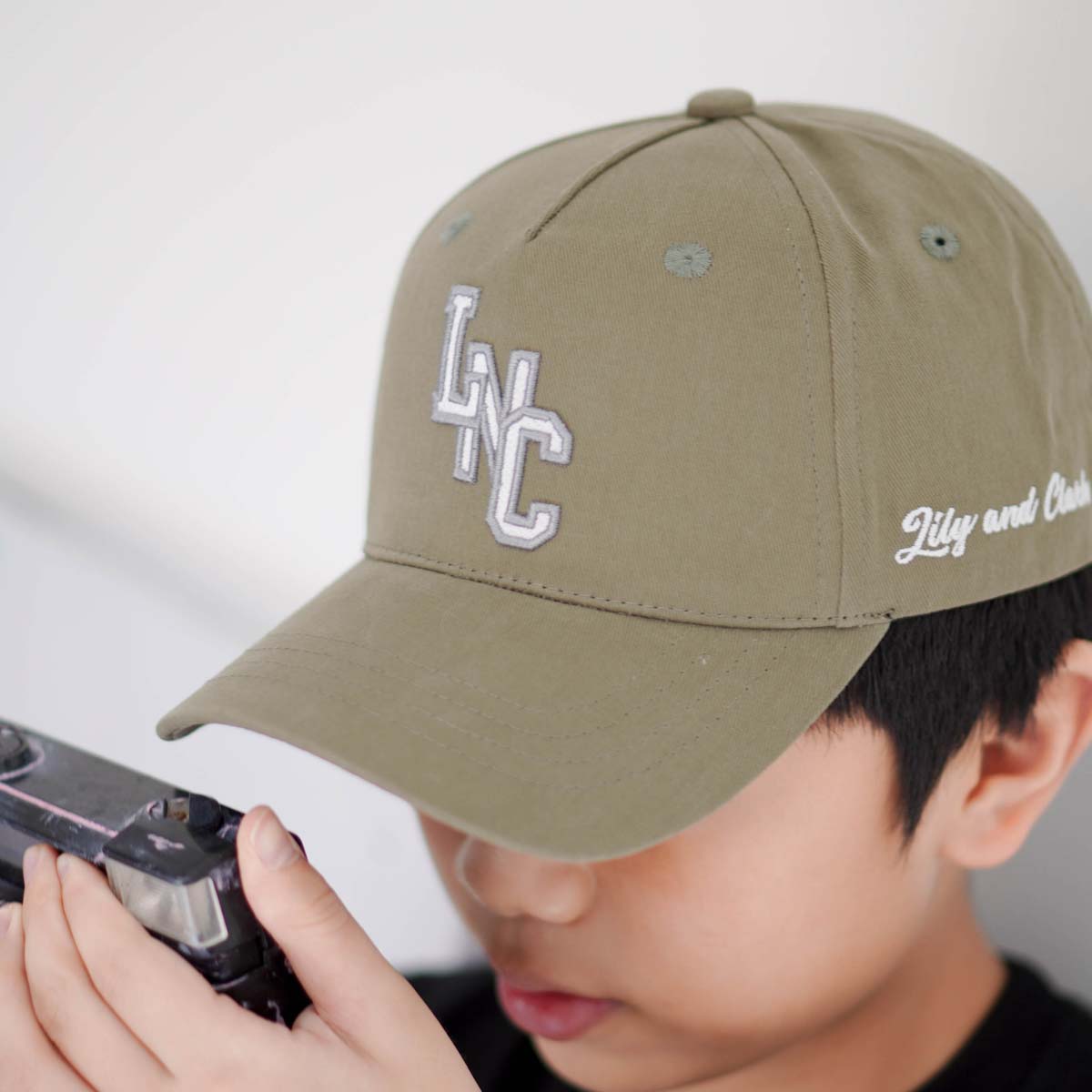 Lily And Clark Topi Baseball Anak Unisex PREMIUM V2 Warna OLive -TB18-OLIVE