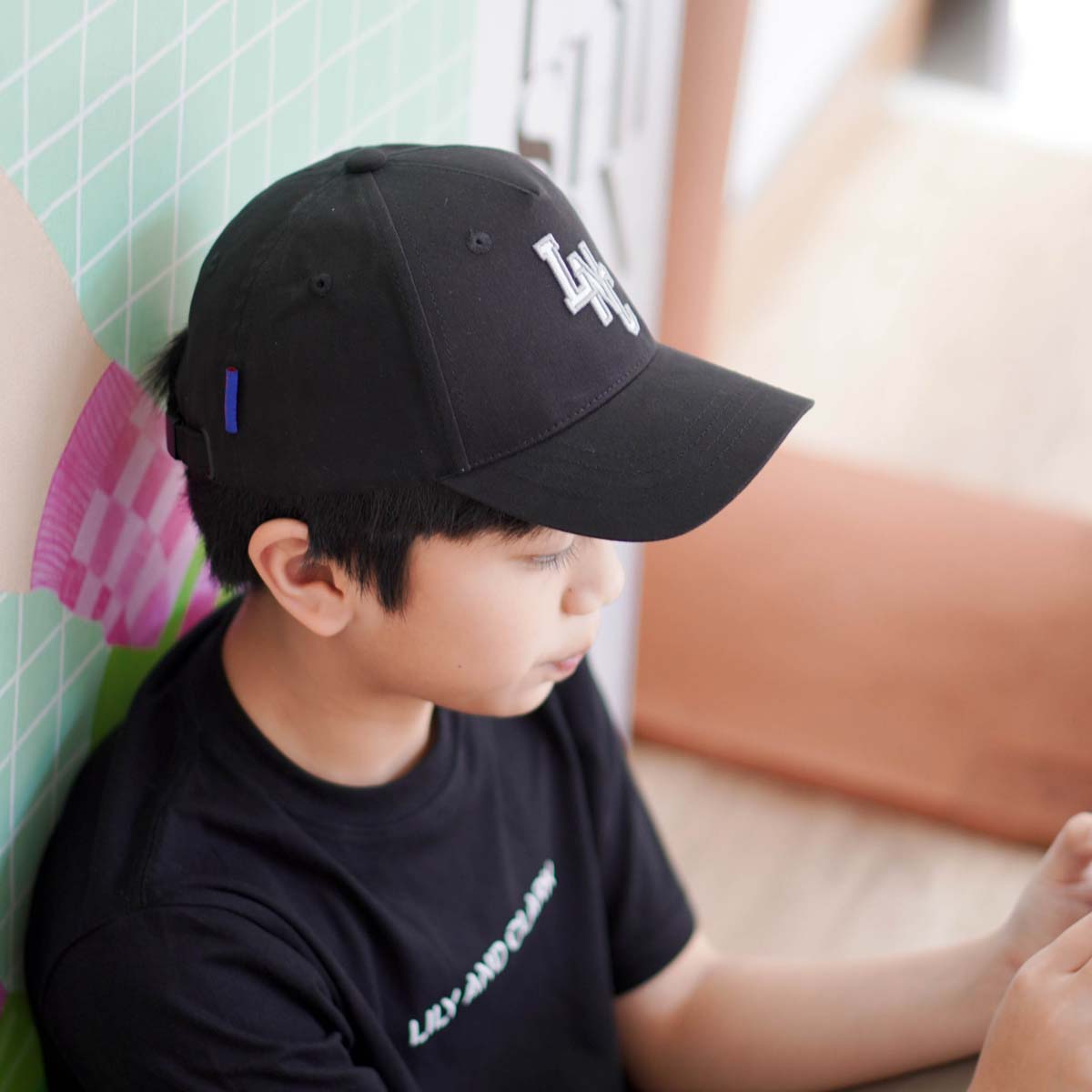 Lily And Clark Topi Baseball Anak Unisex PREMIUM V2 Warna Hitam -TB18-HITAM