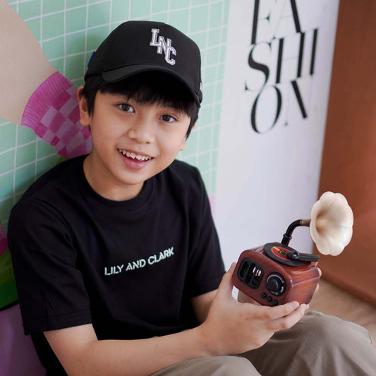 Lily And Clark Topi Baseball Anak Unisex PREMIUM V2 Warna Hitam -TB18-HITAM