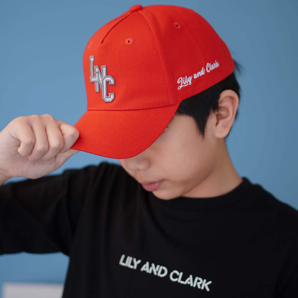 Lily And Clark Topi Baseball Anak Unisex PREMIUM V2 Warna Merah-TB18-MERAH