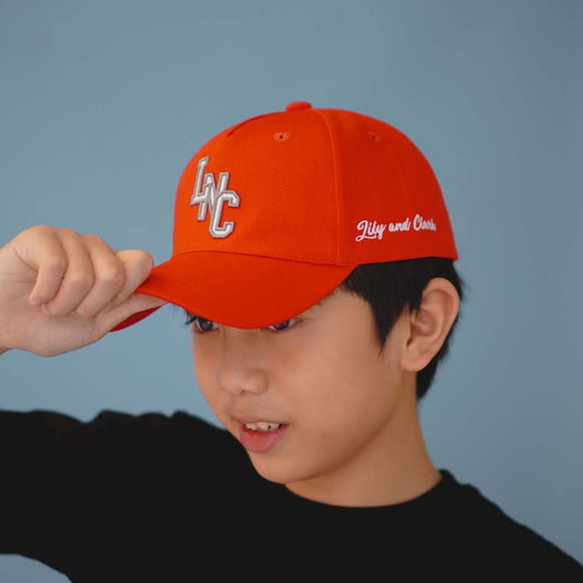 Lily And Clark Topi Baseball Anak Unisex PREMIUM V2 Warna Merah-TB18-MERAH
