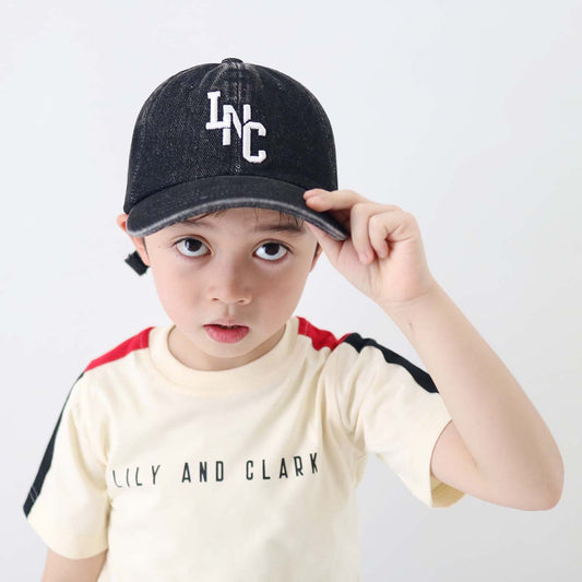 Lily And Clark Topi Baseball Anak Unisex Warna Hitam - TB21-HITAM