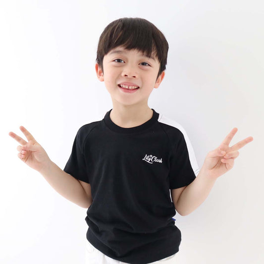 LILY AND CLARK Kaos Anak Keren warna Hitam KLC133-HITAM