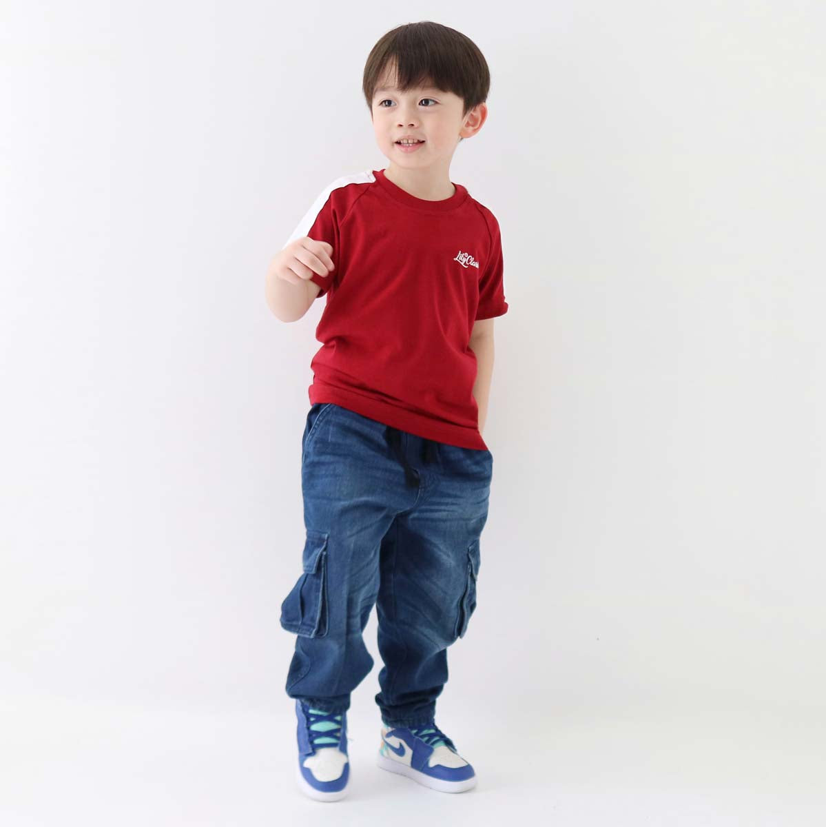 LILY AND CLARK Kaos Anak Keren warna Maroon KLC133-MAROON