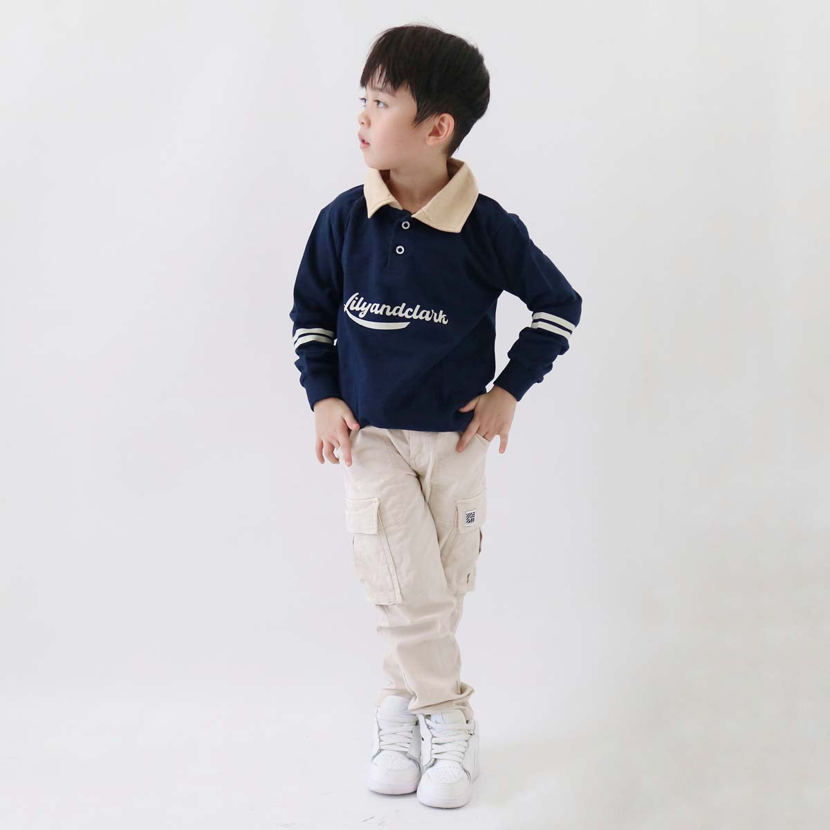 Lily And Clark Sweater Anak - ST29-NAVY
