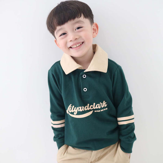 Lily And Clark Sweater Anak ST29-HIJAU