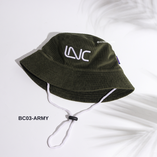 Lily And Clark Topi Bucket Tali Anak BC03-ARMY