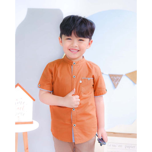 KEMEJA PENDEK ANAK KP08