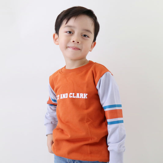 Lily And Clark Sweater Anak Laki-Laki Warna Dark Mustard - ST25