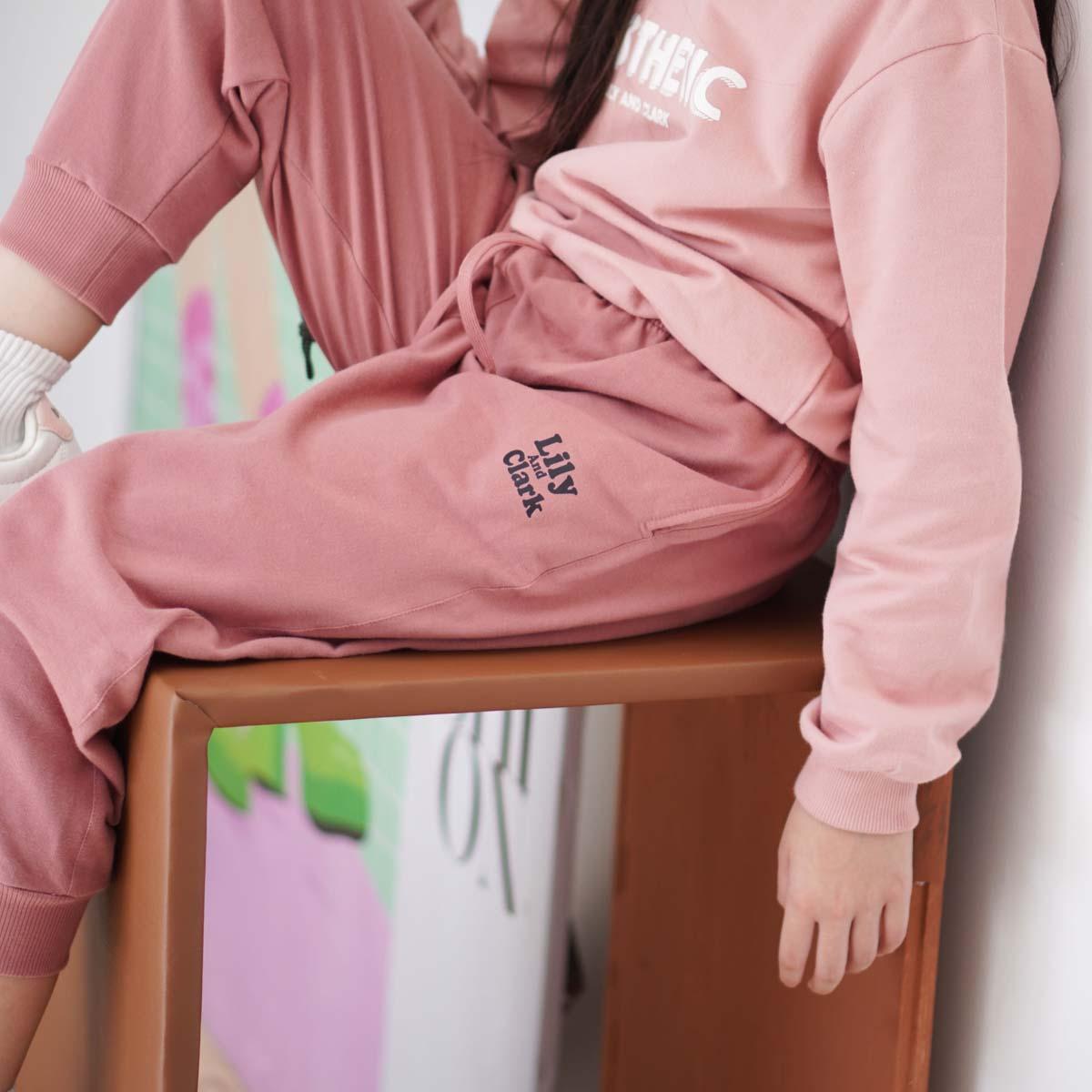 Lily And Clark Celana Panjang Anak Baby Tery Warna Pink Untuk Usia 2-15 Tahun - BTL03