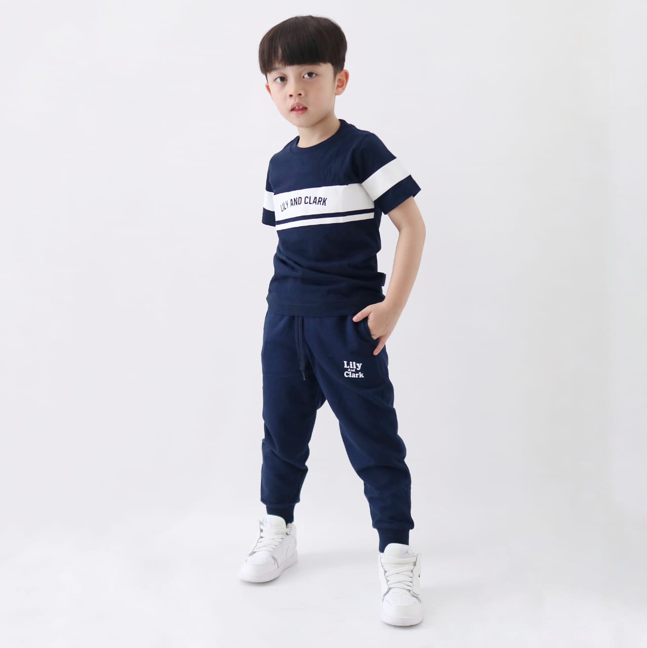 Lily And Clark CELANA BABY TERRY PANJANG BTL04 NAVY