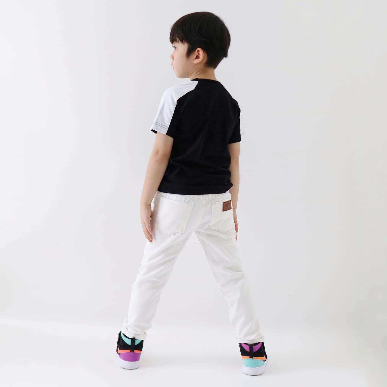 LILY AND CLARK Jeans Anak warna Broken Whita premium JW01