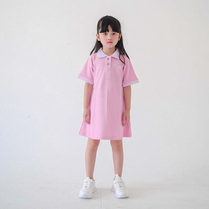 Lily And Clark Dress Polo Anak Warna Pink - DP01