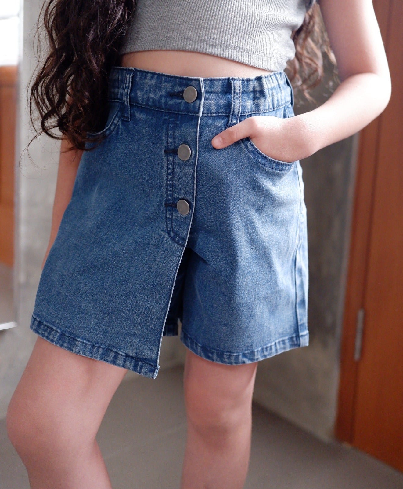 CELANA ROK JEANS ANAK PEREMPUAN JC03