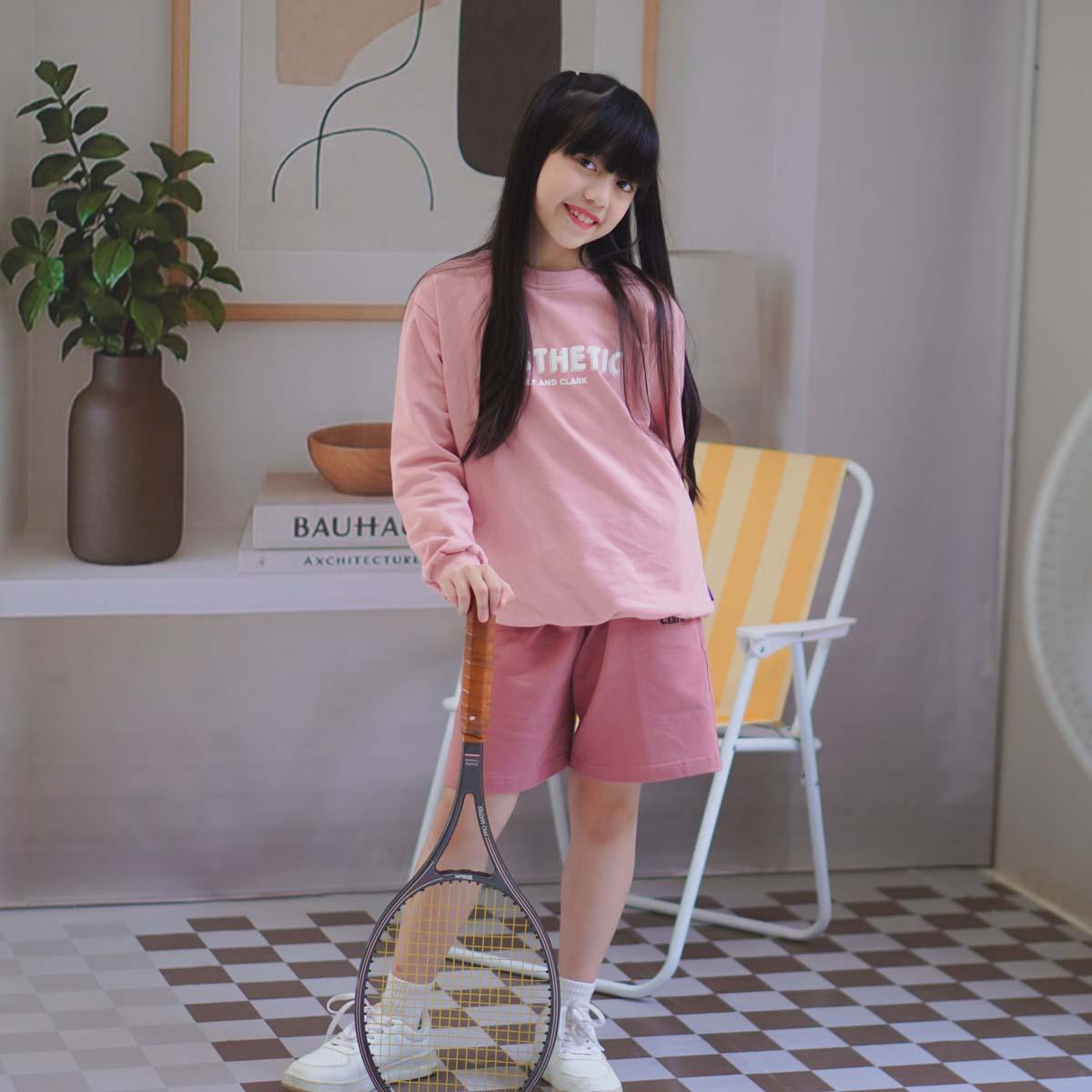 Lily And Clark Celana Pendek Baby Tery Anak Warna Pink - BTS03