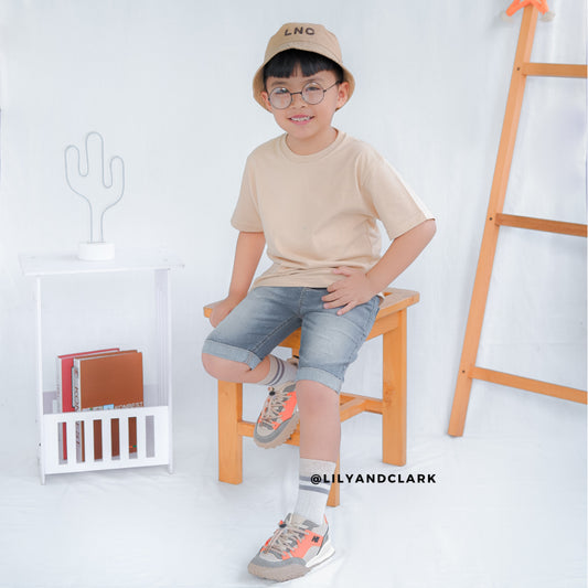 CELANA JEANS PENDEK ABU JPA01