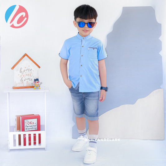 KEMEJA PENDEK ANAK KP12