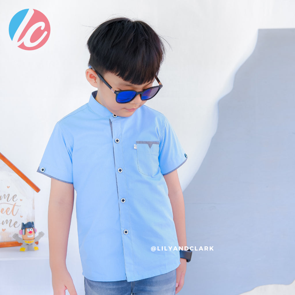 KEMEJA PENDEK ANAK KP12