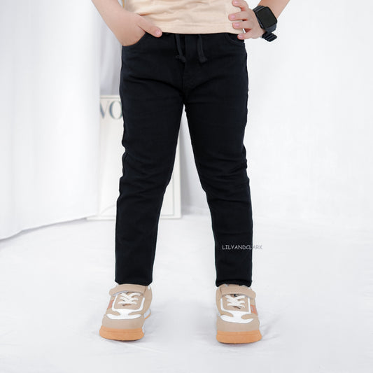 Jeans Anak Hitam Panjang Basic JB03