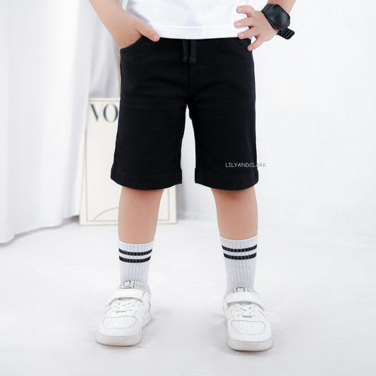 Jeans Pendek Hitam Basic JPB01
