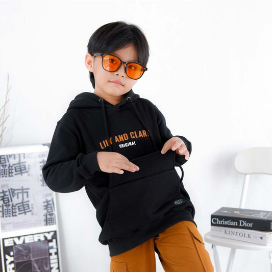 Hoodie Anak Hitam HD03