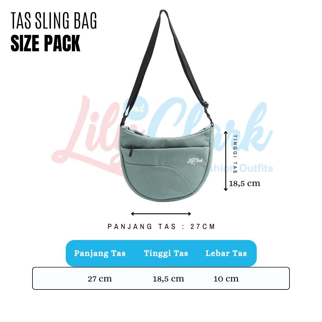 Lily And Clark Tas Selempang Anak IZZY-HITAM